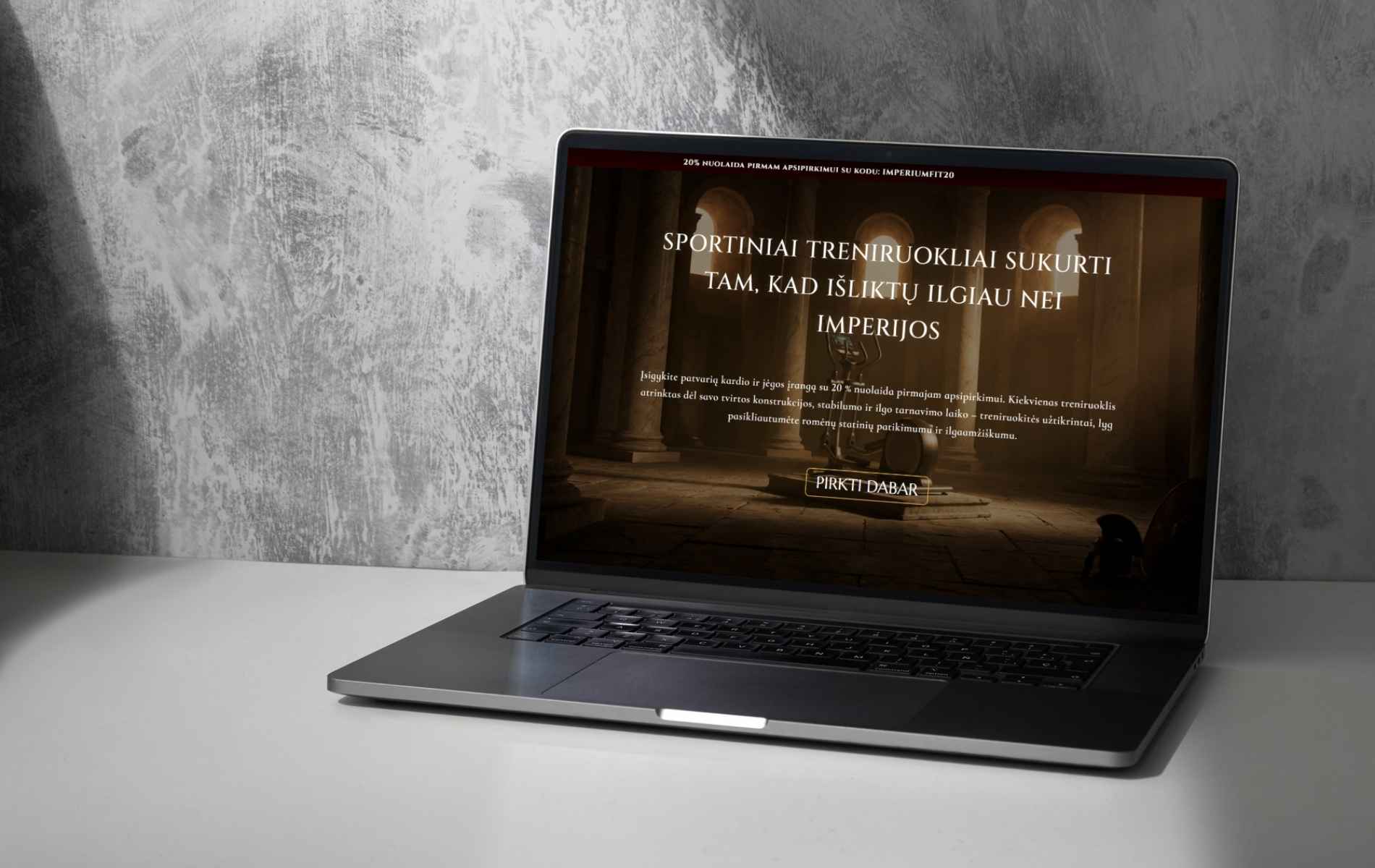 ImperiumFit project mockup